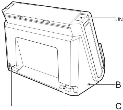 CANON DR-C125 - Vue arrrière - 1