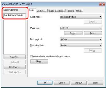 CANON DR-C125 - Indices - 4