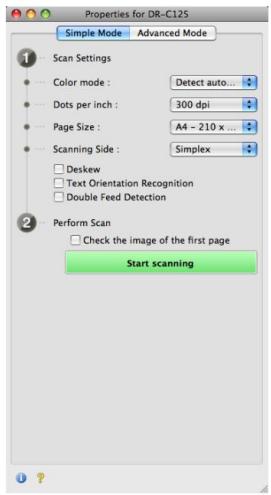 CANON DR-C125 - Indices - 1