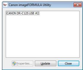 CANON DR-C125 - Sous Windows - 1