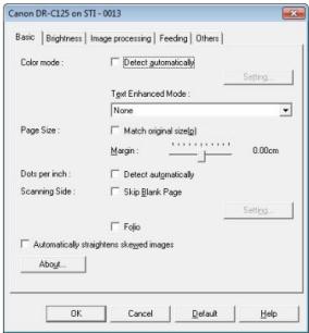 CANON DR-C125 - [Basique]Onglet - 3