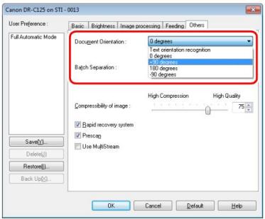 CANON DR-C125 - Indices - 3