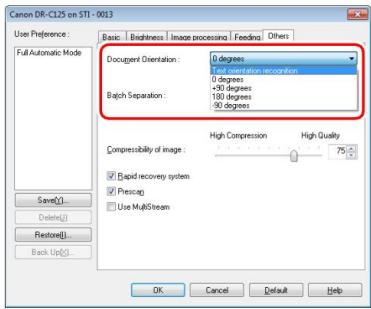 CANON DR-C125 - Indices - 2
