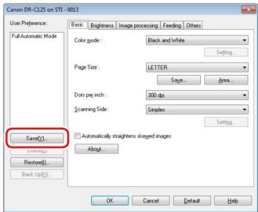 CANON DR-C125 - Indices - 1