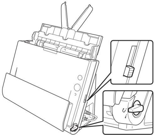 CANON DR-C125 - Placement des documents pour la norme Alimentation - 5