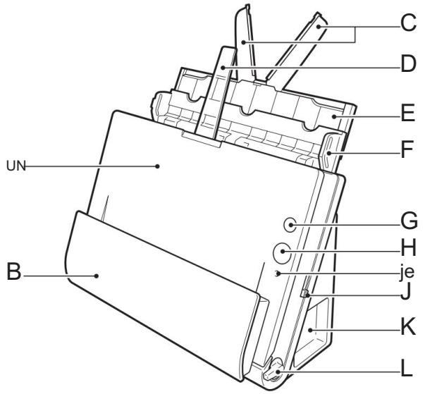 CANON DR-C125 - Vue de face - 1