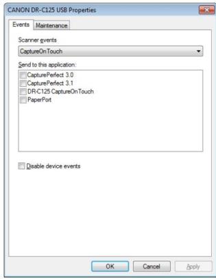 CANON DR-C125 - Sous Windows - 2