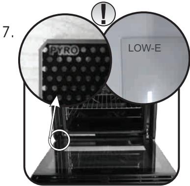 CANDY FCPK606X - RETRAIT ET NETTOYAGE DES VITRES - 6