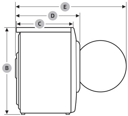 SAMSUNG WW80CGC04DTH - Fiche de caractéristiques techniques - 2