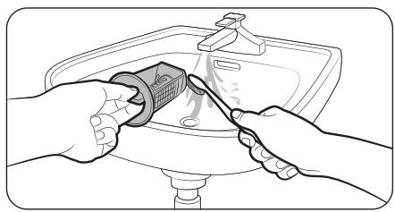SAMSUNG WW80CGC04DTH - Filtre à impuretés - 2