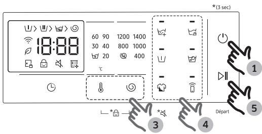 SAMSUNG WW80CGC04DTH - Étapes simples pour démarrer - 2