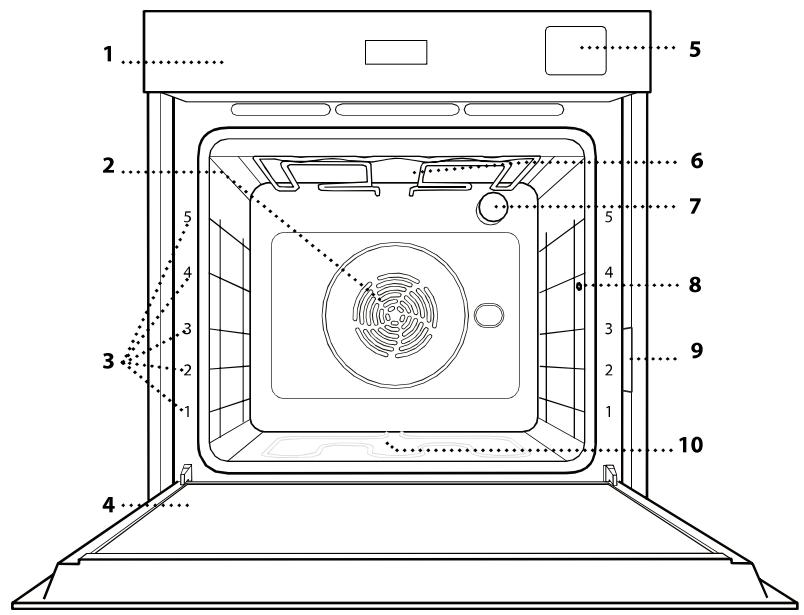 WHIRLPOOL WOI7A8FPT1SBAF Vapeur AirFry - DESCRIPTION DU PRODUIT - 1