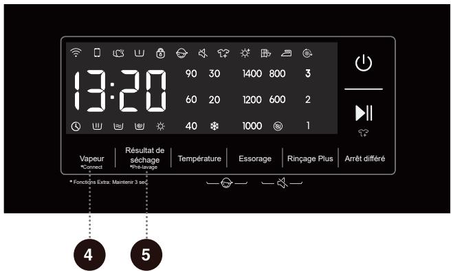 HISENSE WD3S8043BW3 - Démarrage/Pause - 1