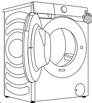 HISENSE WD3S8043BW3 - MISE EN MARCHE DU LAVE-LINGE SÉCHANT - 2