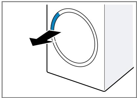 BOSCH WQG1450BFR - Ouvrir la porte - 1