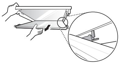 Remontage du couvercle du bac à légumes 1