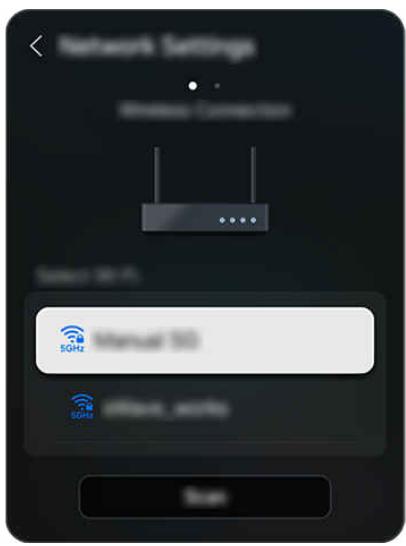 SAMSUNG TQ43Q7F3 4K AI SmartTV - Mise en place d'une connexion réseau sans fil - 2