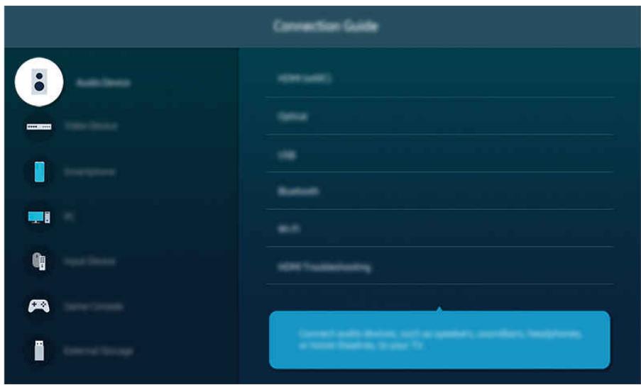 SAMSUNG TQ43Q7F3 4K AI SmartTV - Guide de connexion - 1