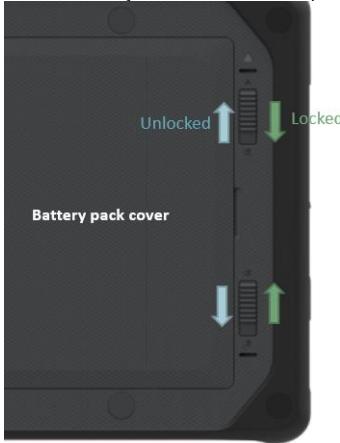 Advantech AIM-78H - Replacing the battery pack - 1
