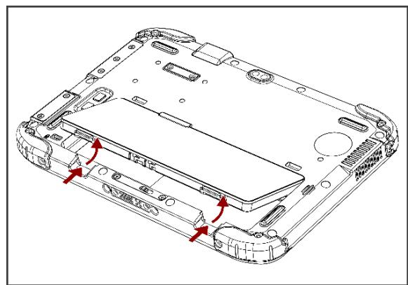 Winmate S101TG - To remove the battery pack: - 2