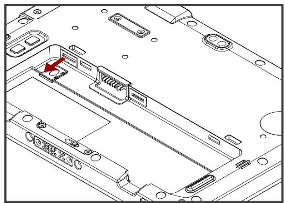 Winmate S101TG - To install the SIM card: - 2