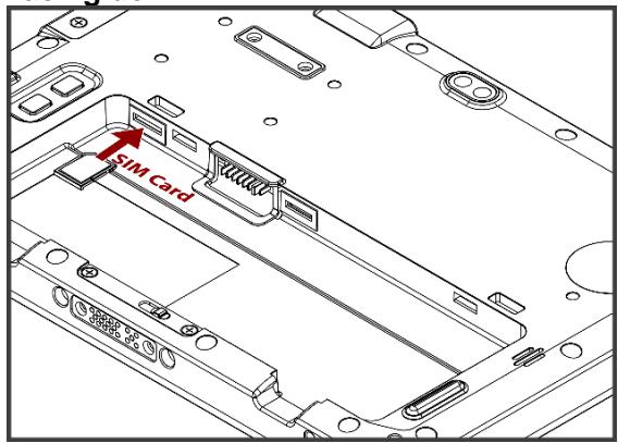 Winmate S101TG - Installing SIM card (For 4G/LTE Equipped Devices) - 2