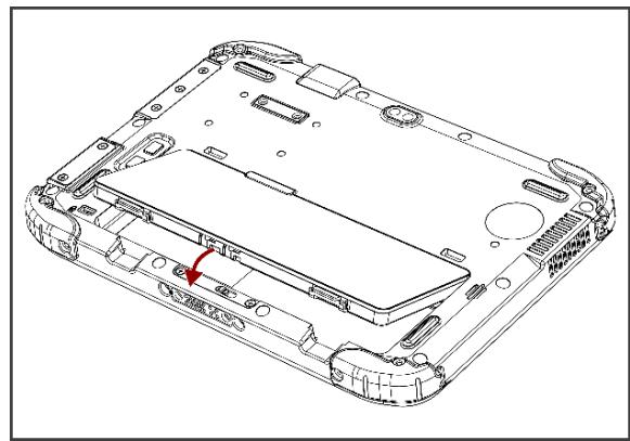 Winmate S101TG - Installing Battery - 2