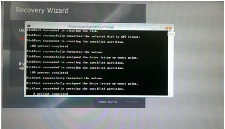 Winmate S101TG - Using Recovery Wizard to Restore Computer - 4