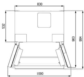 HAIER HCKR7819DWGB - Espace requis - 1