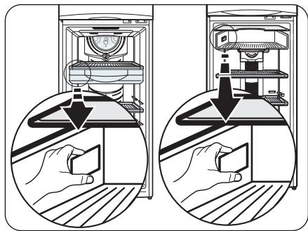 SAMSUNG RS70F66KCT - Fixation de l'étiquette de température à l'intérieur du réfrigérateur - 1
