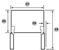 SAMSUNG RS70F66KCT - Dégagement - 3