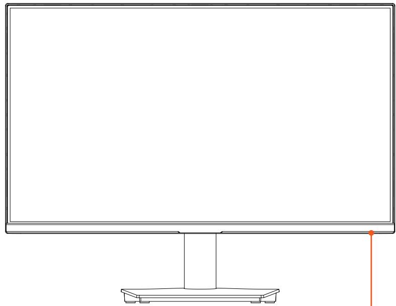 ESSENTIELB Ecran PC - Témoin lumineux - 1
