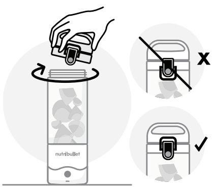 NUTRIBULLET NBP003PU - Utilisation du mixeur portatif nutribullet® - 4