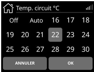 ResMed AirSense 11 Elite - Température du circuit - 1