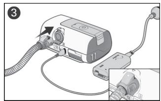 ResMed AirSense 11 Elite - To set up the device: - 3
