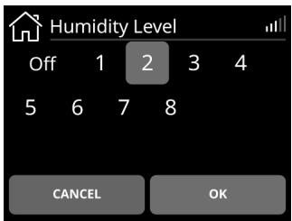 ResMed AirSense 11 Elite - Humidity Level - 1