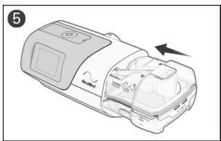 ResMed AirSense 11 Elite - To set up the device: - 5