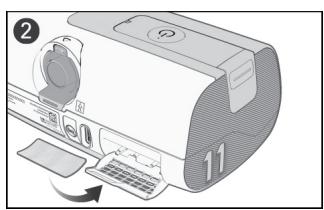 ResMed AirSense 11 Elite - Cambio del filtró de aire - 2