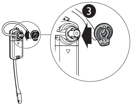 VTECH VH6210 - Position the headset - 1