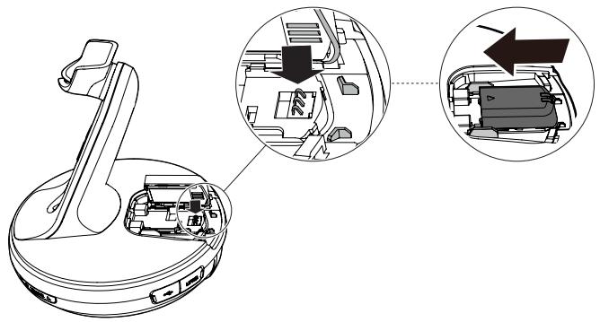 VTECH VH6210 - Hot-swappable headset battery replacement (con't) - 1