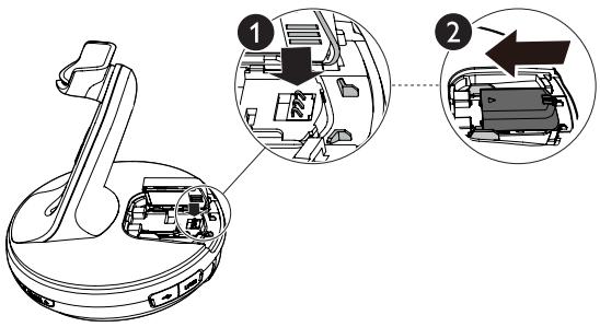 VTECH VH6211 - Charge and store your spare battery - 1