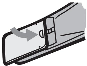 ESSENTIELB MS-O-400-D - Insertion des PILES dans la télécommande - 3