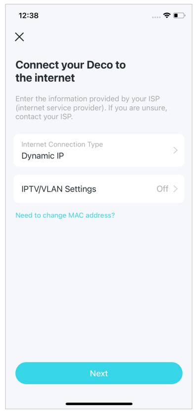 TP-LINK BE65 - Connect your Deco to the internet - 1
