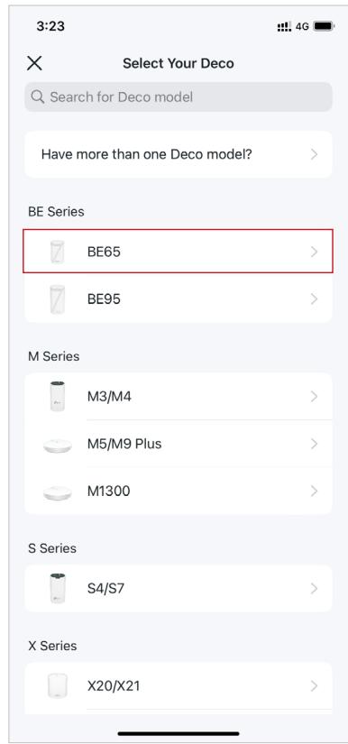 TP-LINK BE65 - Select your Deco model - 1