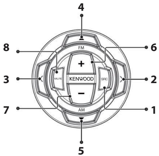 KENWOOD KMR-XM500 - Paramètres Bluetooth - 1