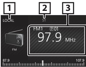 KENWOOD KMR-M300BT - Opérations de base du radio - 1