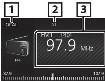 KENWOOD KMR-M300BT - Radio basic operations - 1