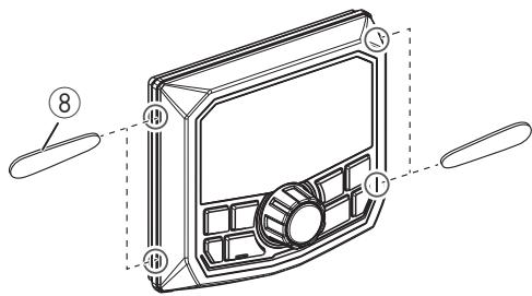 KENWOOD KMR-M300BT - Removing the trim plate - 1