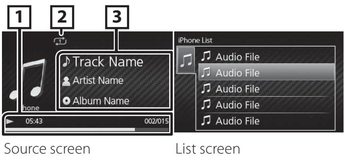 KENWOOD KMR-M300BT - Playback operations - 1