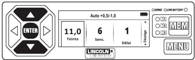 LINCOLN ELECTRIC VIKING 3350ADV - Réglages du mode automatique - 1